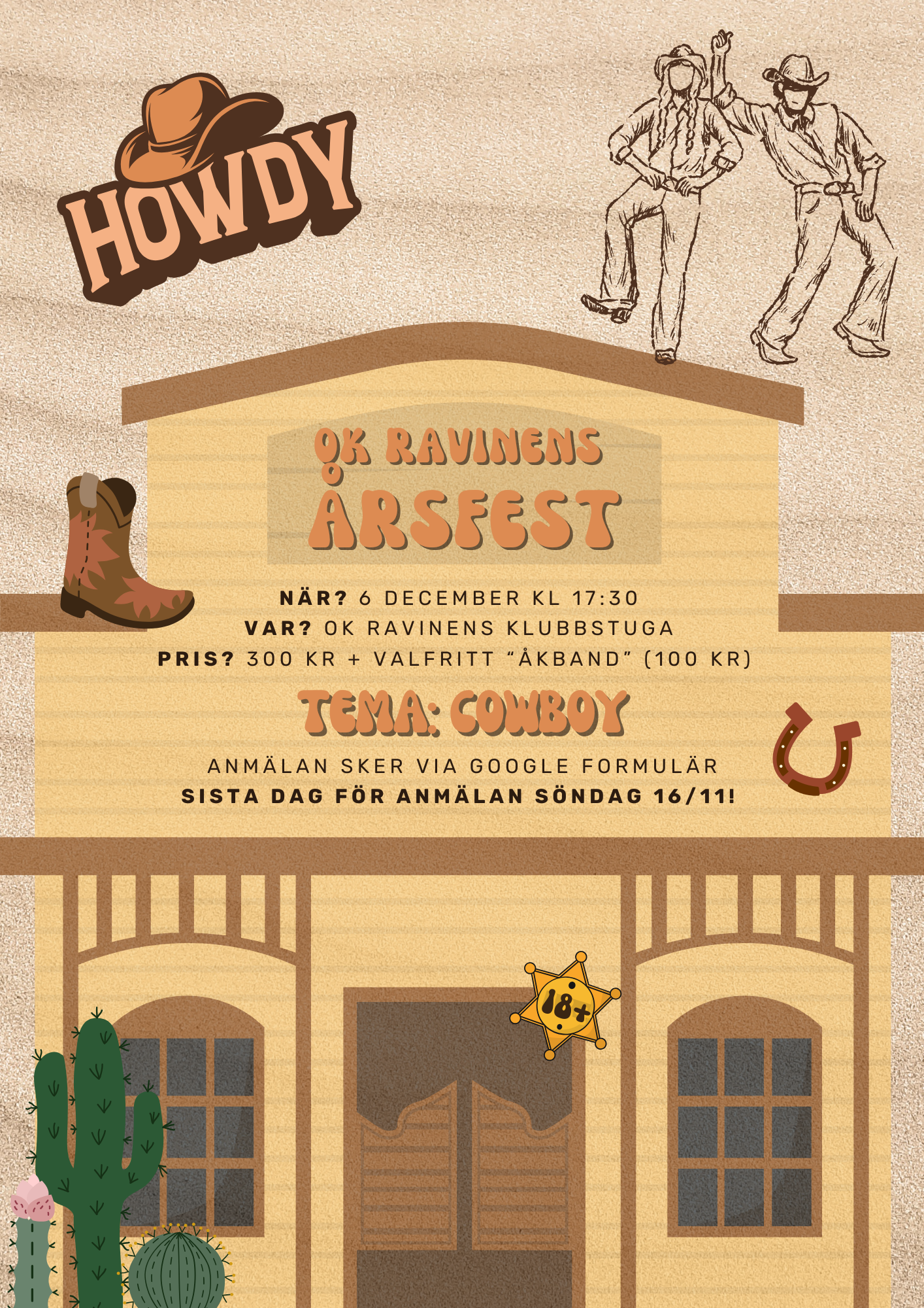 image: Inbjudan till Ravinens årsfest 2025