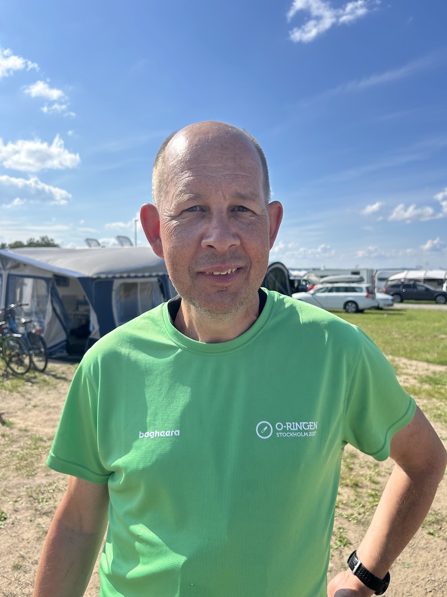 image: Ola Kåberg, Tävlingsansvarig för O-ringen 2027